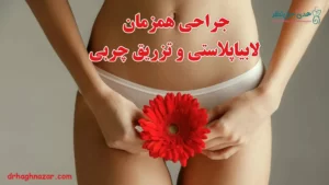 عمل لابیاپلاستی همزمان با تزریق چربی به لابیا